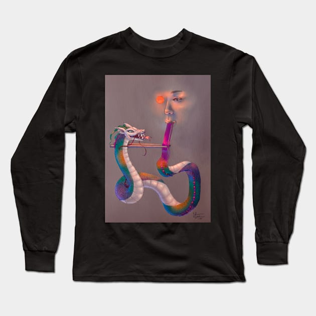 Dragon Noodles Long Sleeve T-Shirt by saburban